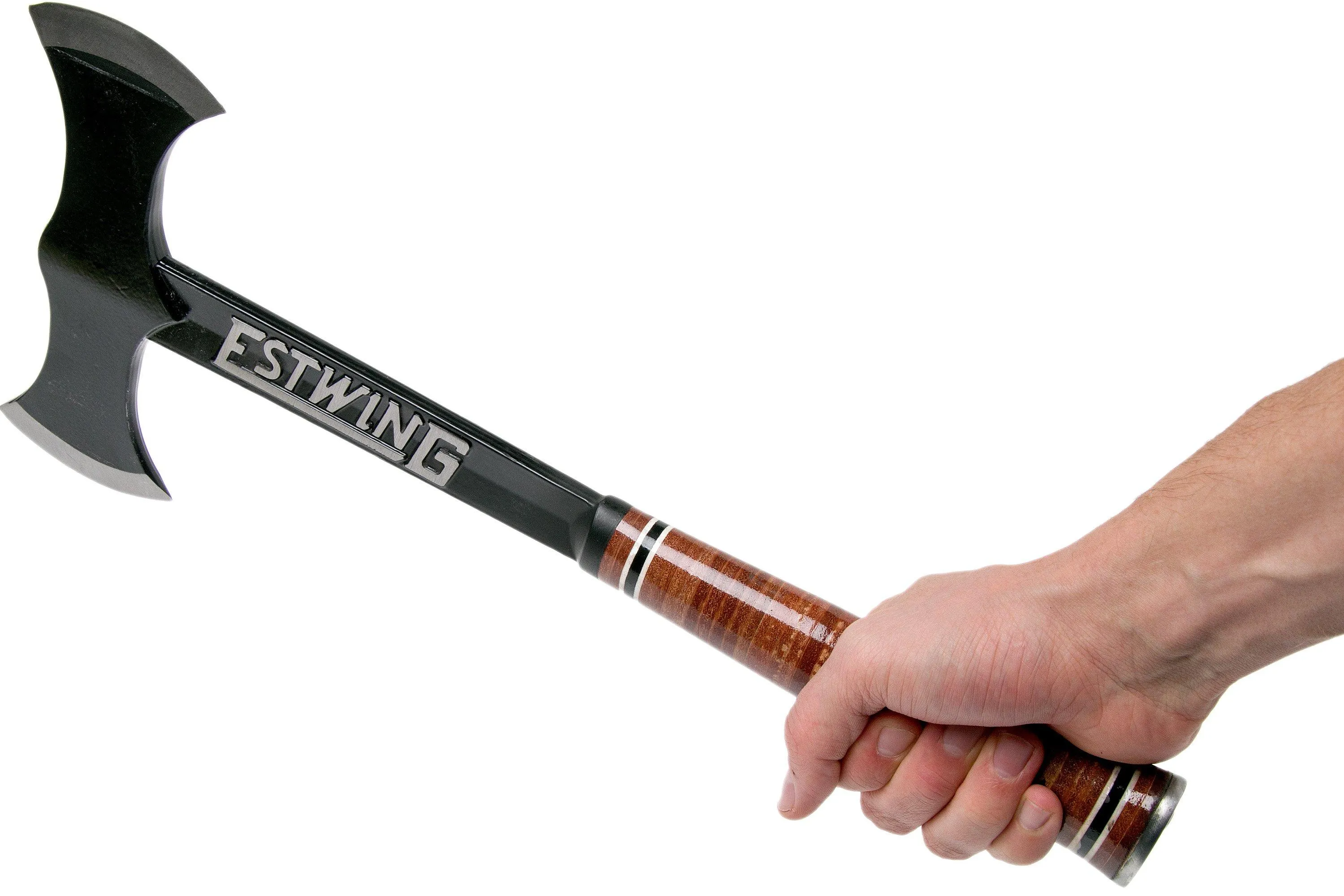 Estwing Black Eagle Leather Double Bit hacha de tiro EDBA