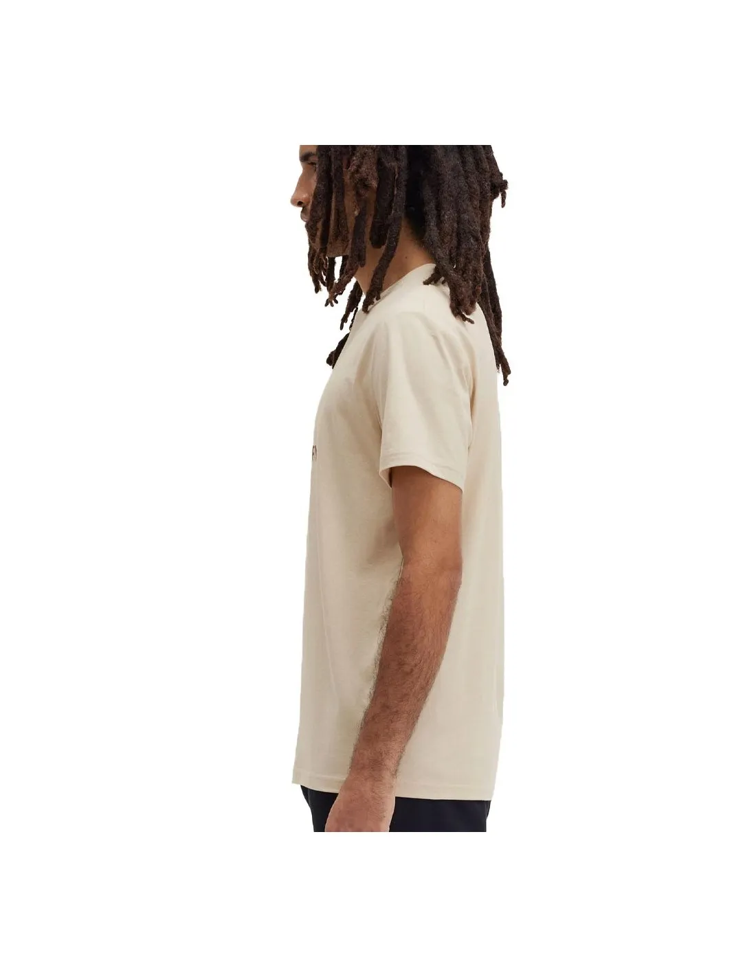 FRED PERRY GRAPHIC T SHIRT OATMEAL