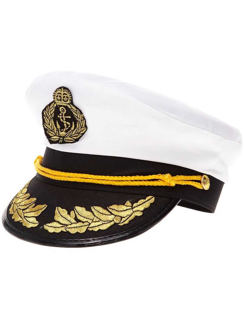 GORRA DE CAPITáN  BLANCO