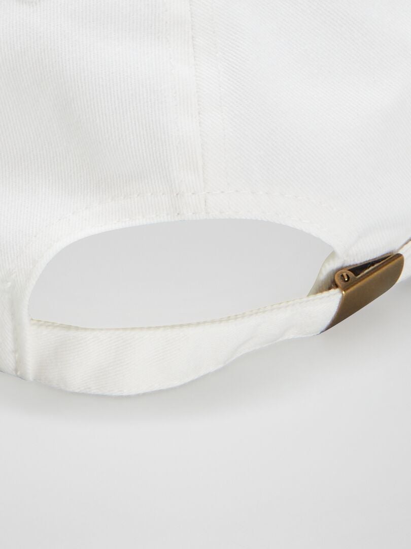 GORRA DE TELA  BLANCO