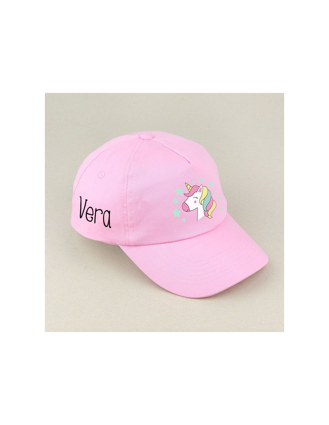 Gorra Junior Unicornio Blanca o Rosa personalizada de Mi Pipo