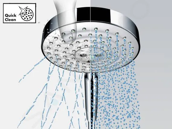 HANSGROHE PULSIFY SELECT  CABEZAL DE DUCHA ACTIVATION 105, 3 CHORROS, ECOSMART, NEGRO MATEE 24101670