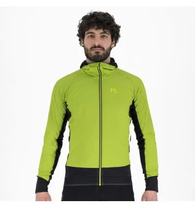 Hombres Karpos Chaqueta polar Lavaredo Winter (LIME GREEN/BLACK)