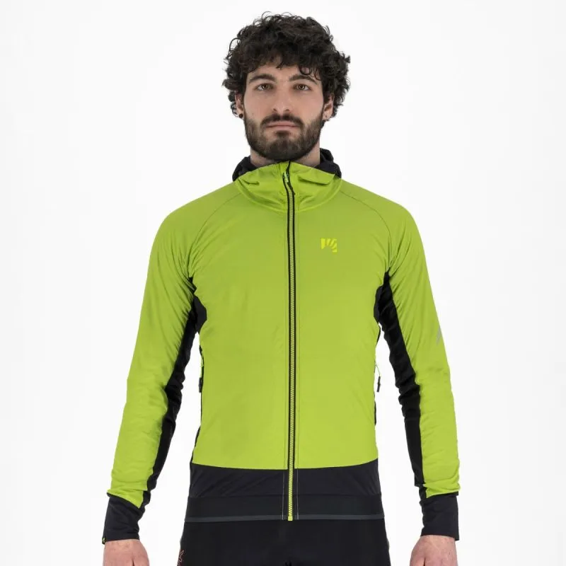 Hombres Karpos Chaqueta polar Lavaredo Winter (LIME GREEN/BLACK)