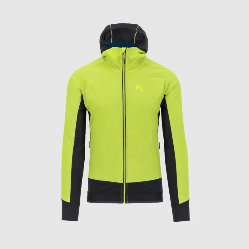 Hombres Karpos Chaqueta polar Lavaredo Winter (LIME GREEN/BLACK)