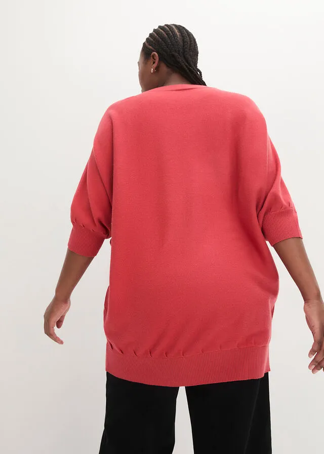 Jersey con mangas de murciélago Coral mate