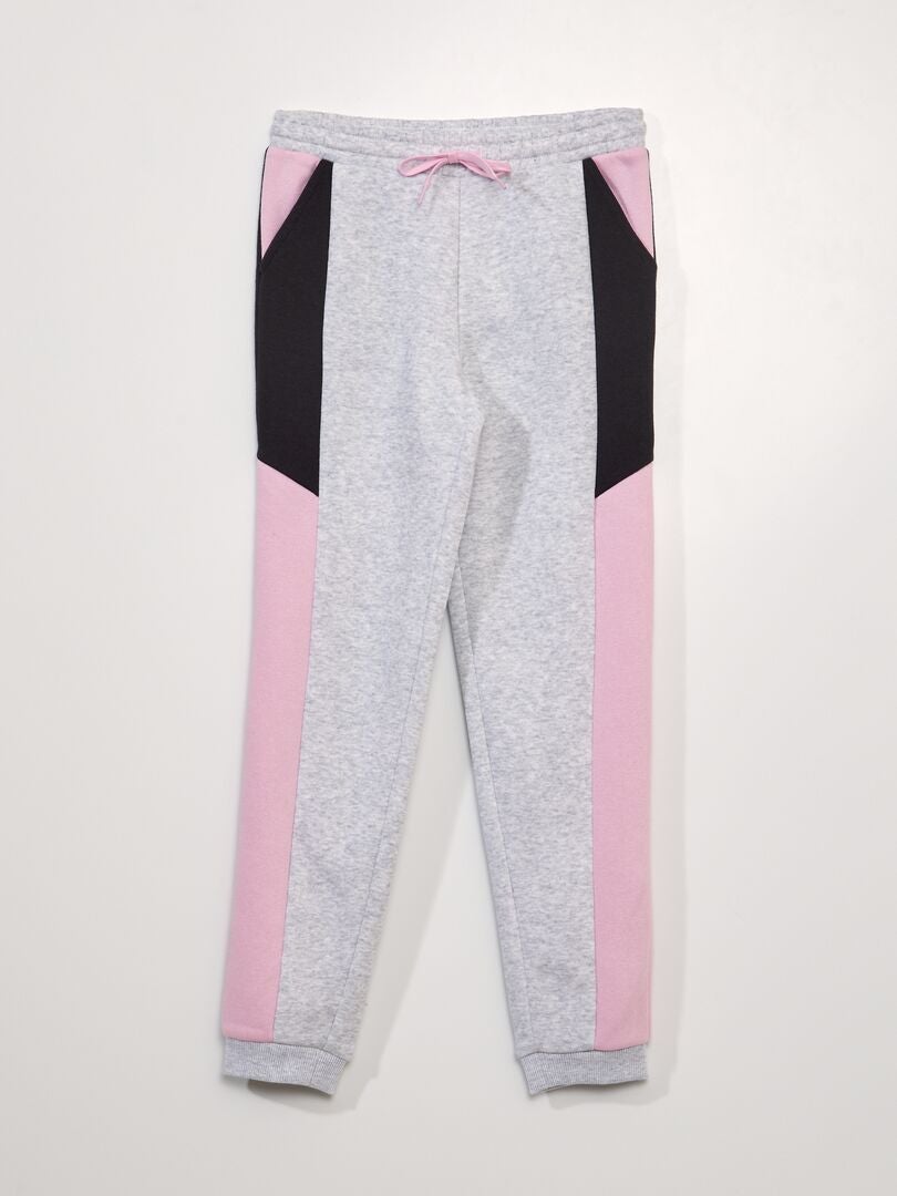 JOGGING DE CHáNDAL COLORBLOCK  GRIS