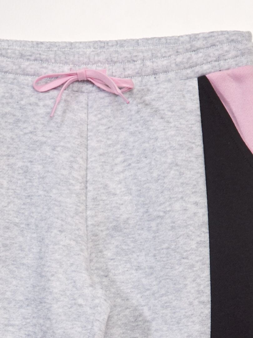 JOGGING DE CHáNDAL COLORBLOCK  GRIS