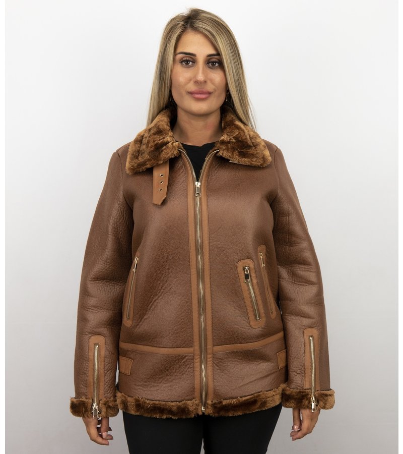 LAMMY COAT LADIES  CHAQUETA DE INVIERNO MUJERES  MARRóN