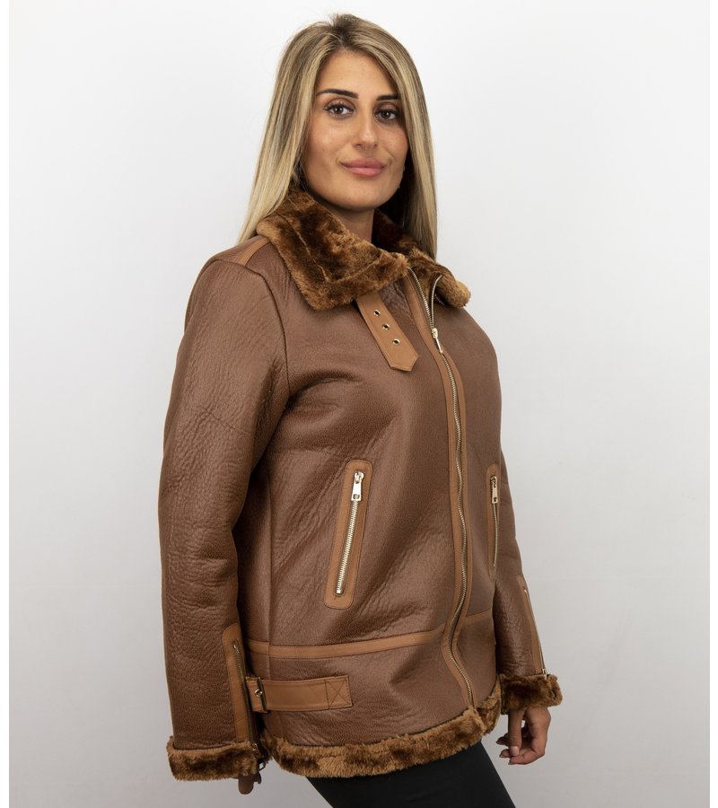LAMMY COAT LADIES  CHAQUETA DE INVIERNO MUJERES  MARRóN