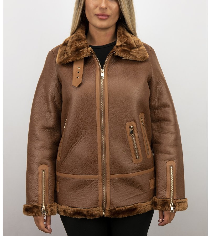 LAMMY COAT LADIES  CHAQUETA DE INVIERNO MUJERES  MARRóN