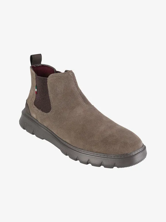 Marina Militare Botines de ante para hombre.