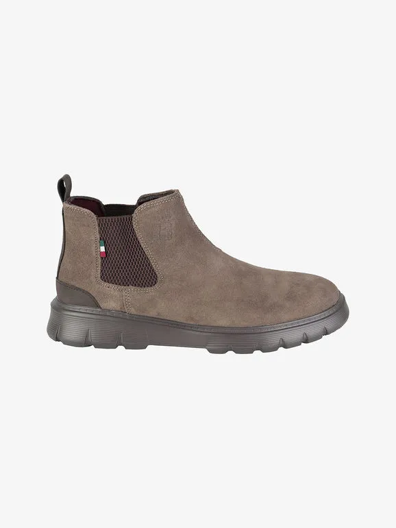 Marina Militare Botines de ante para hombre.
