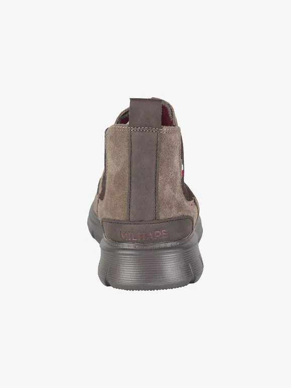Marina Militare Botines de ante para hombre.