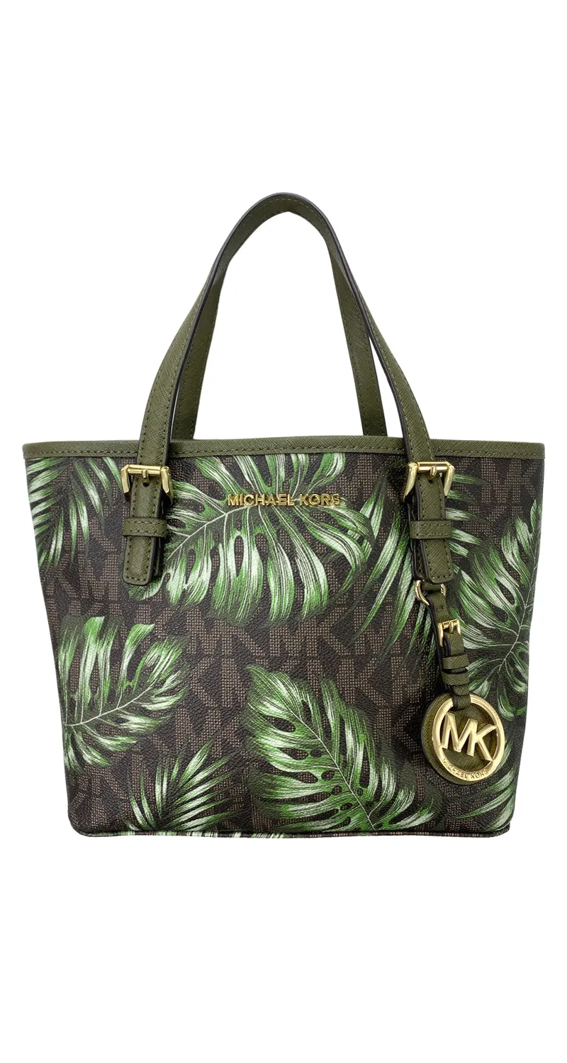 MICHAEL KORS Bandolera MK Hojas