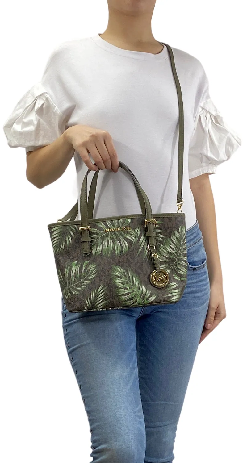MICHAEL KORS Bandolera MK Hojas