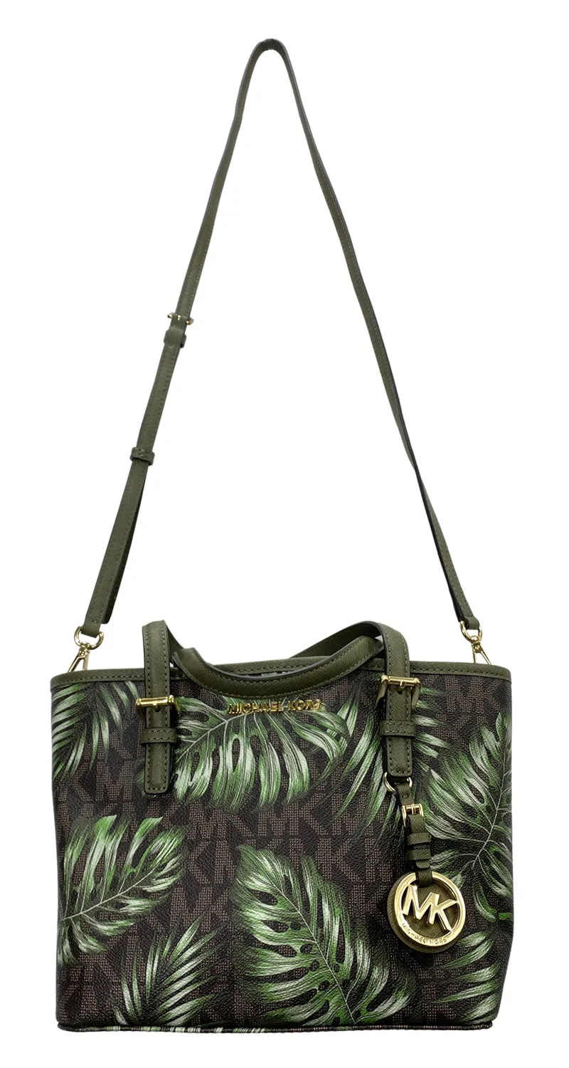 MICHAEL KORS Bandolera MK Hojas