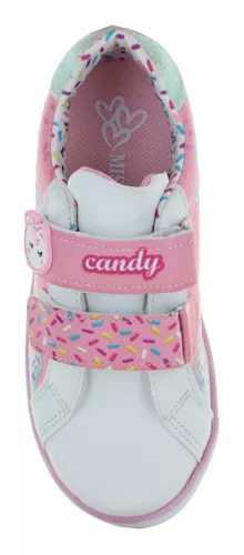 Miss Pink Tenis Casual Unicornio Candy Contactel Niña 86607