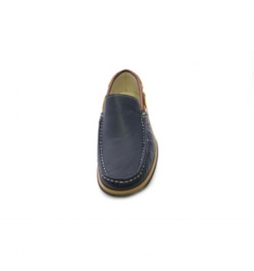 Náutico sin cordones tipo mocasín Danka en azul marino