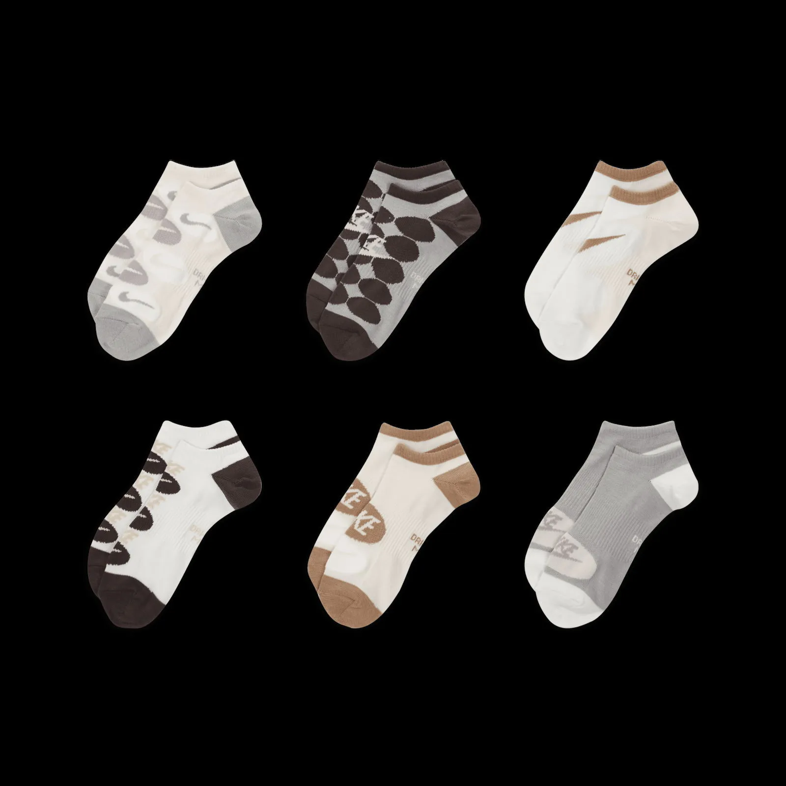 NIKE EVERYDAY LIGHTWEIGHT NOSHOW 6 PAIRS