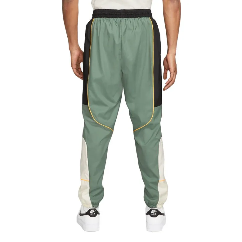 NIKE THROWBACK MEN'S BASKETBALL PANTS "DUTCH GREENMUILTICOLOR"