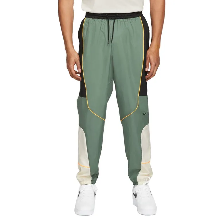NIKE THROWBACK MEN'S BASKETBALL PANTS "DUTCH GREENMUILTICOLOR"