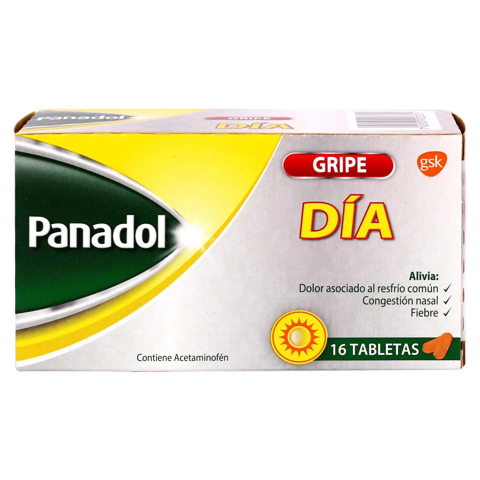 Panadol Día 16 Tabletas