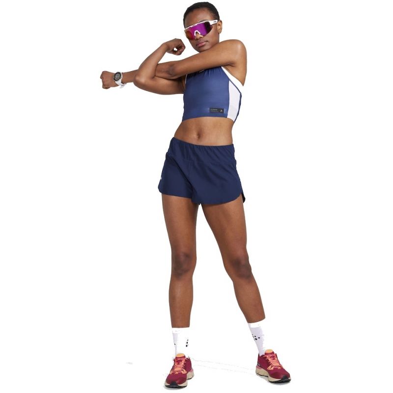 Pantalones cortos de running Craft PRO Hypervent Split Shorts W (Blaze)