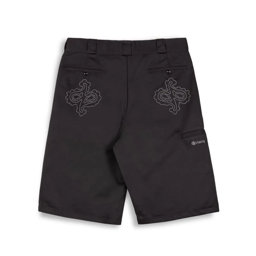 PANTALÓN CORTO GRIMEY CAUSING PANIC LOOSE  BLACK | SS24