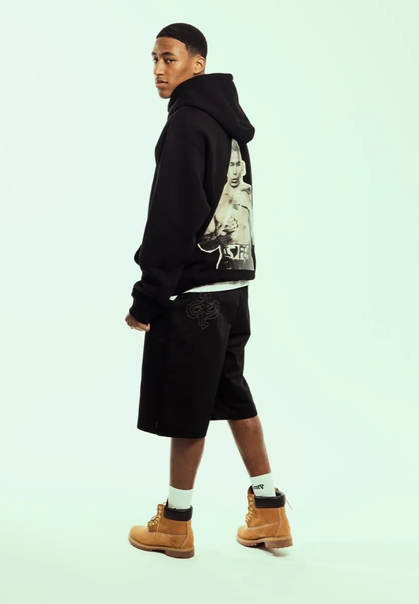 PANTALÓN CORTO GRIMEY CAUSING PANIC LOOSE  BLACK | SS24