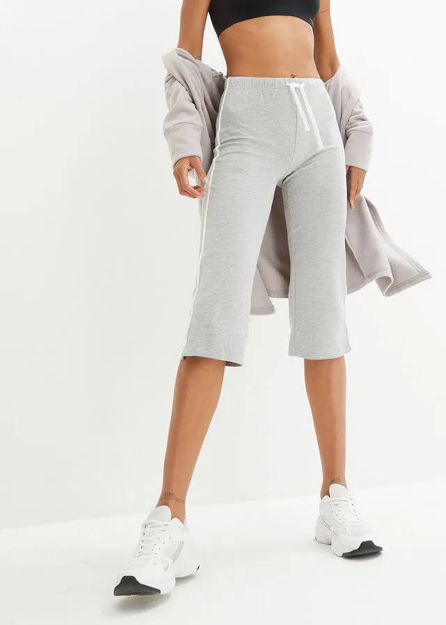 PANTALóN CAPRI DEPORTIVO, PITILLO (2 UNIDADES) NEGROGRIS CLARO JASPEADO