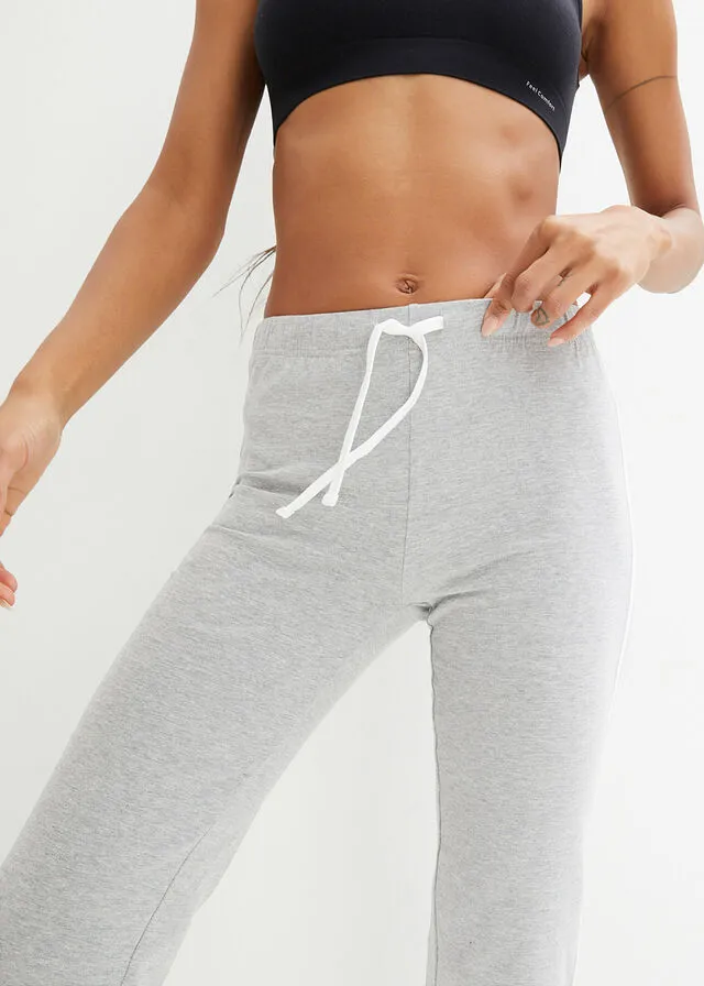 PANTALóN CAPRI DEPORTIVO, PITILLO (2 UNIDADES) NEGROGRIS CLARO JASPEADO