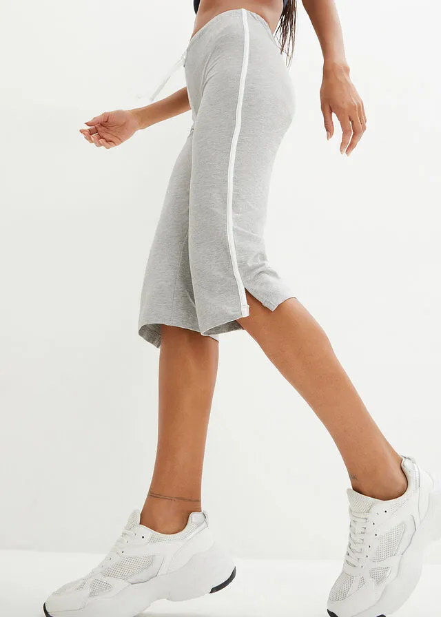 PANTALóN CAPRI DEPORTIVO, PITILLO (2 UNIDADES) NEGROGRIS CLARO JASPEADO