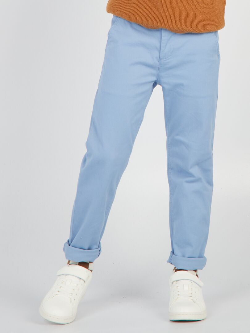 PANTALóN CHINO SLIM  AZUL
