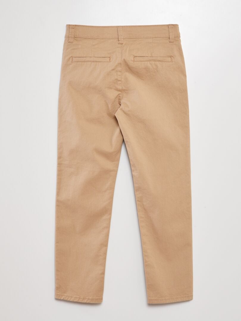 PANTALóN CHINO SLIM  BEIGE