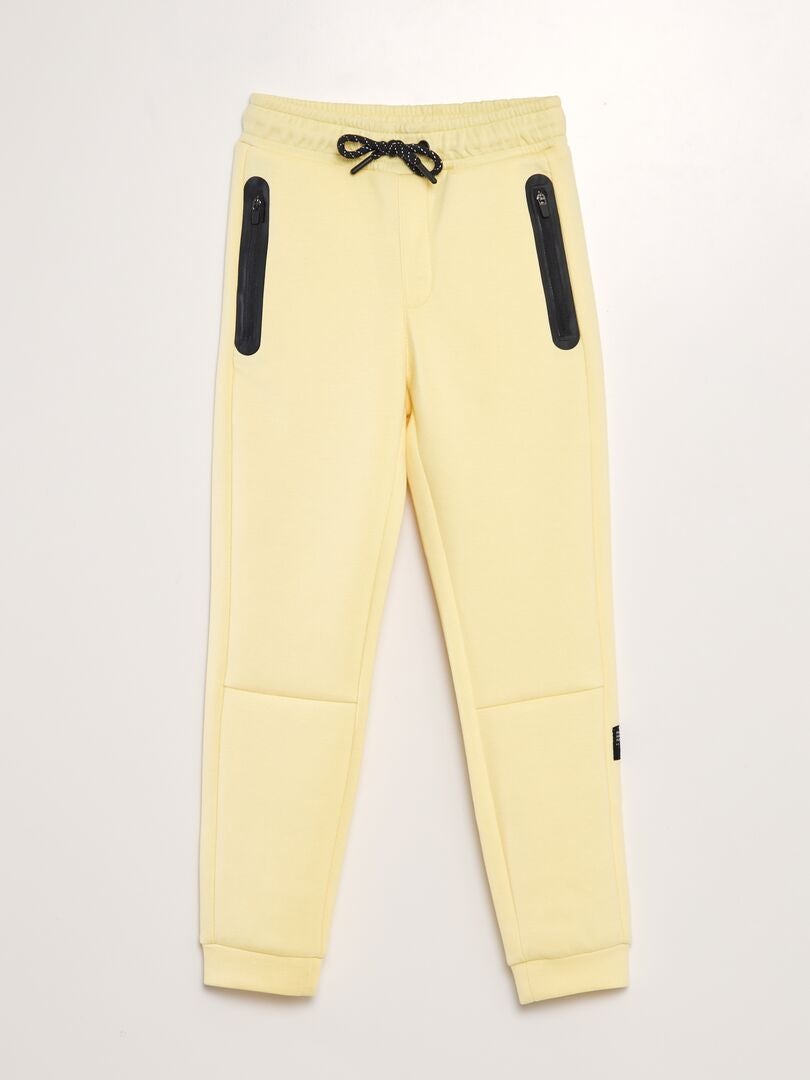 PANTALóN DE JOGGING DE DEPORTE DE NEOPRENO  AMARILLO