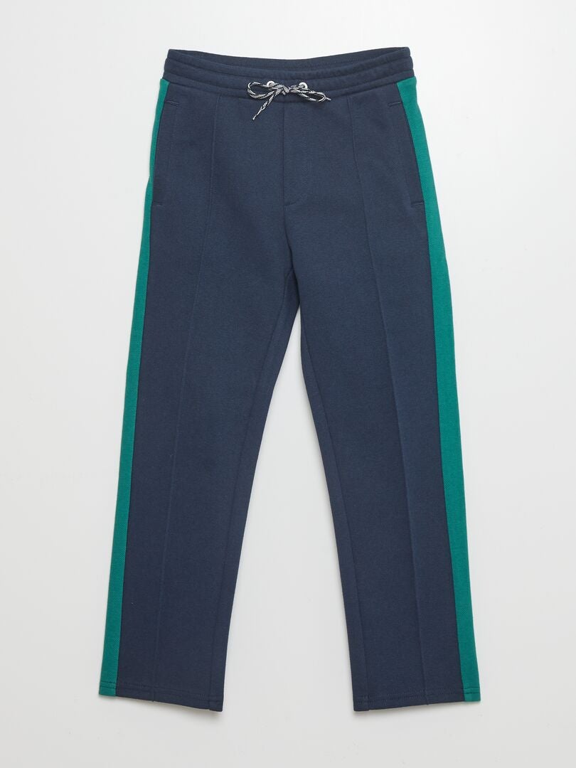 PANTALóN DE JOGGING DE PIQUé DE ALGODóN  AZUL