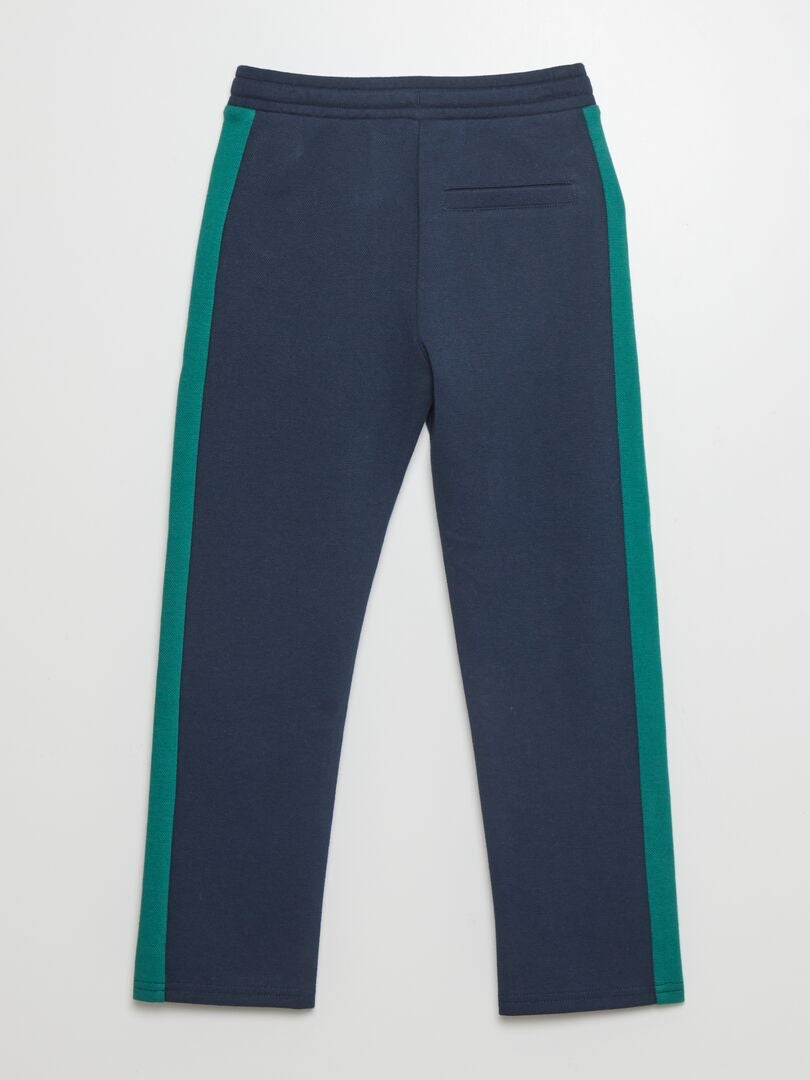 PANTALóN DE JOGGING DE PIQUé DE ALGODóN  AZUL