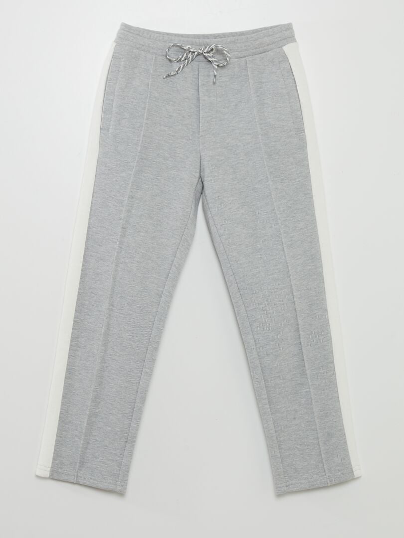 PANTALóN DE JOGGING DE PIQUé DE ALGODóN  GRIS