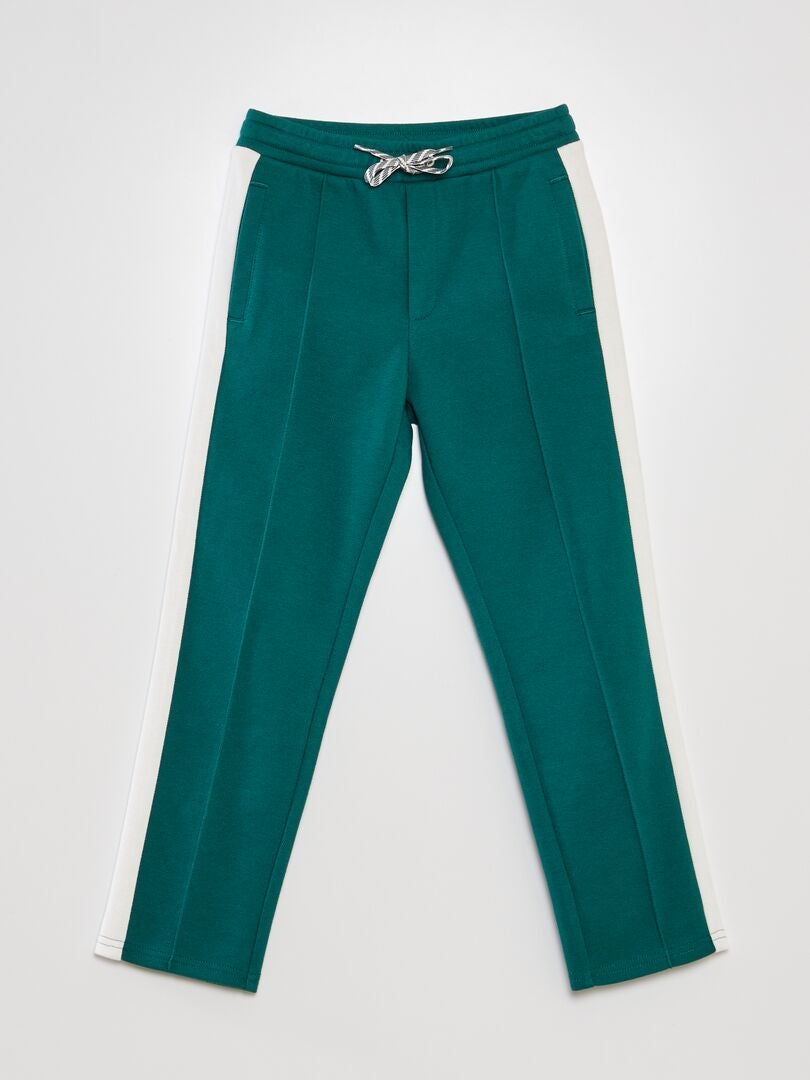 PANTALóN DE JOGGING DE PIQUé DE ALGODóN  VERDE