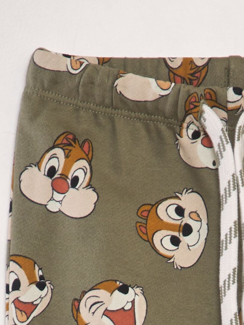 PANTALóN DE JOGGING ESTAMPADO 'CHIP Y CHOP'  VERDE