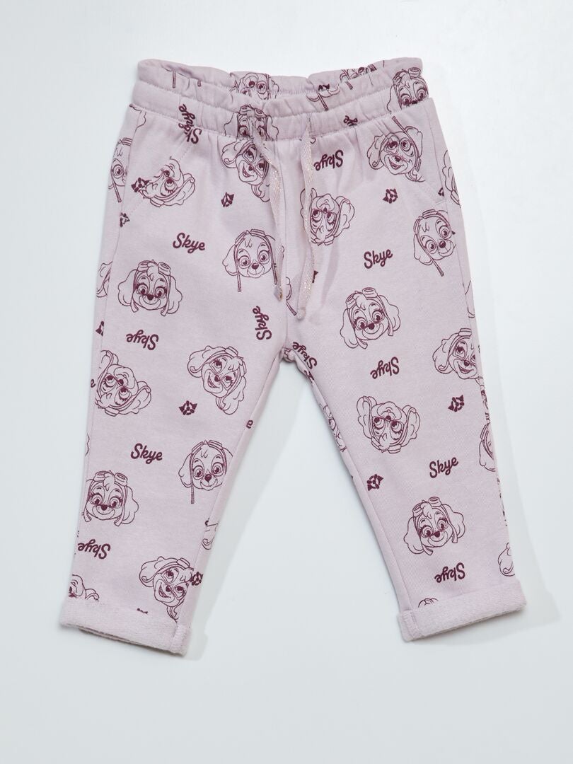 PANTALóN DE JOGGING 'LA PATRULLA CANINA'  PURPURA