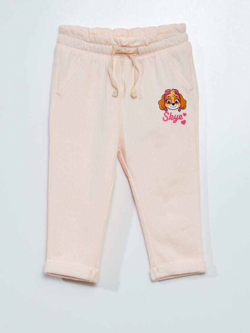 PANTALóN DE JOGGING 'LA PATRULLA CANINA'  ROSA