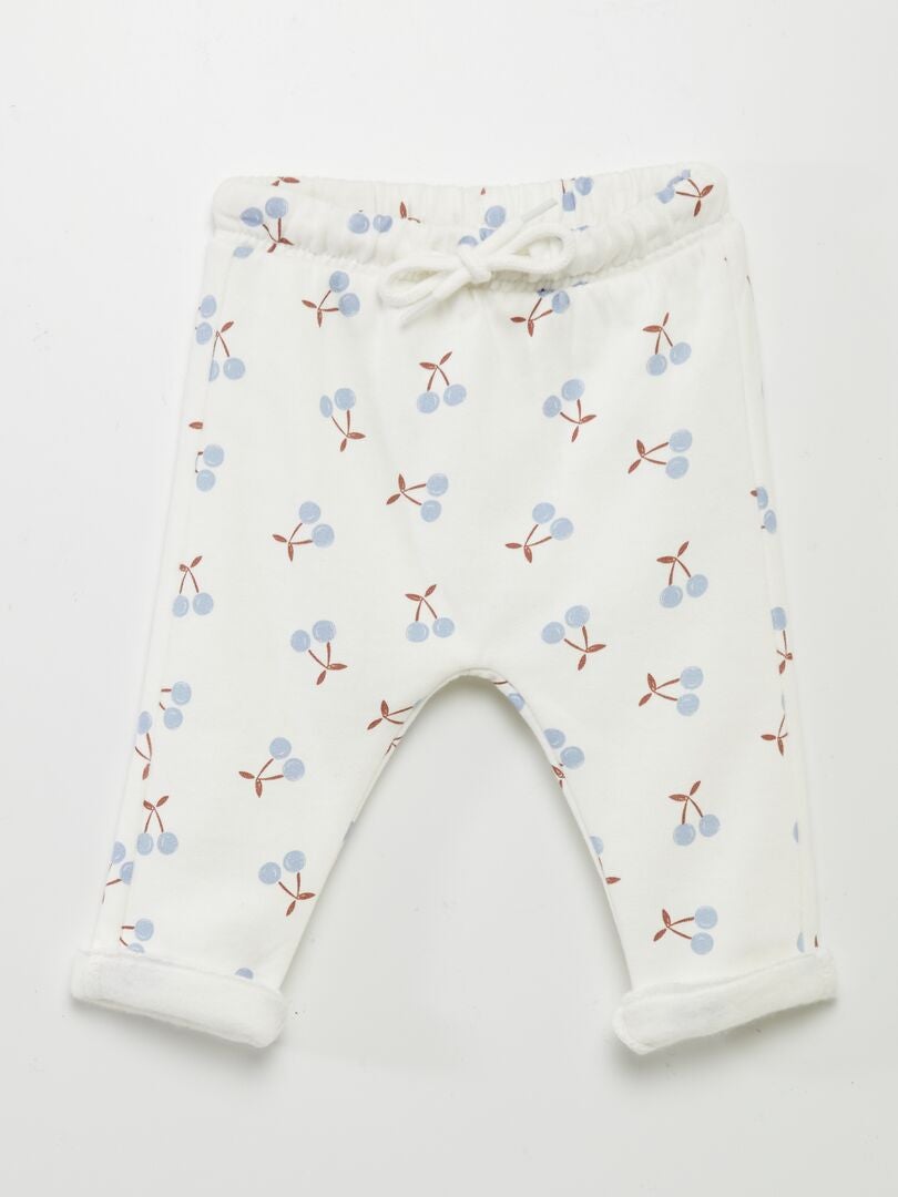 PANTALóN DEPORTIVO CORTE SAROUEL  BLANCO