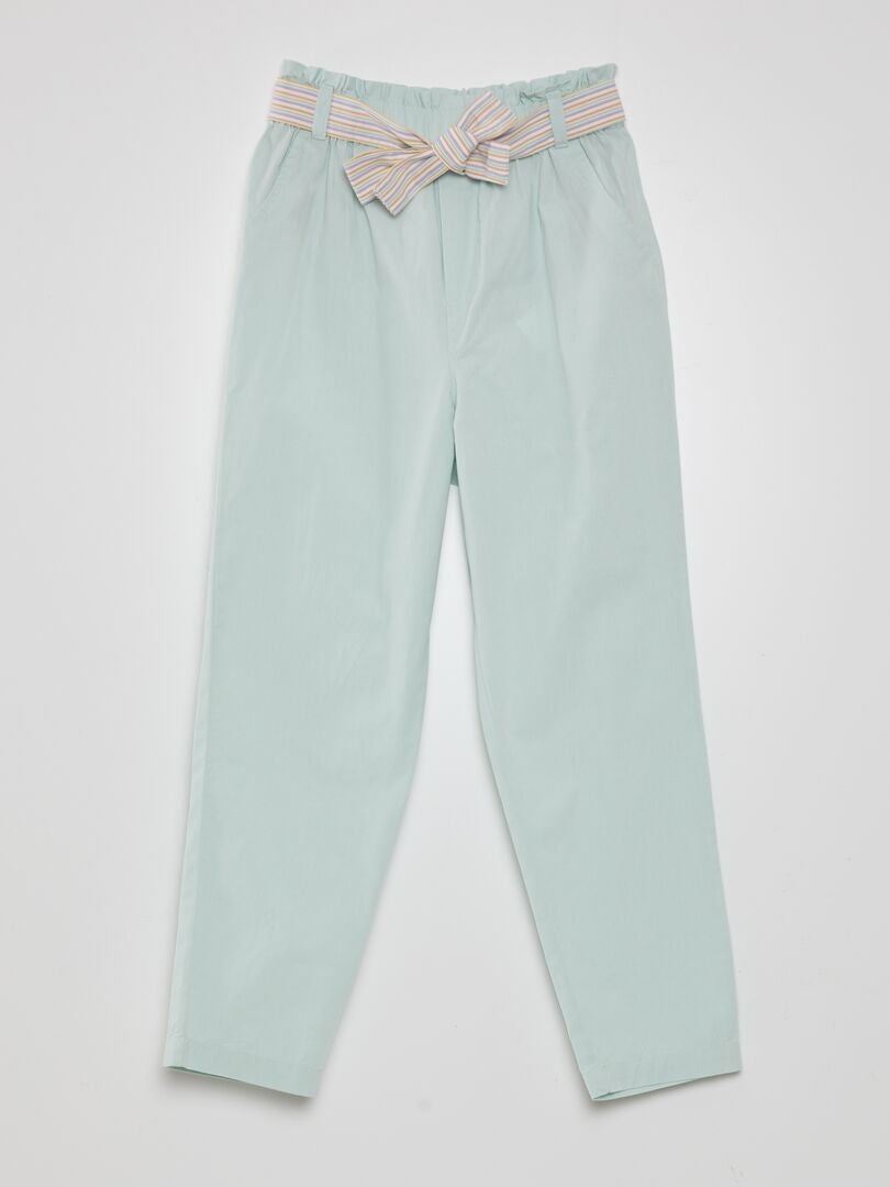 PANTALóN TAPERED  BLANCO
