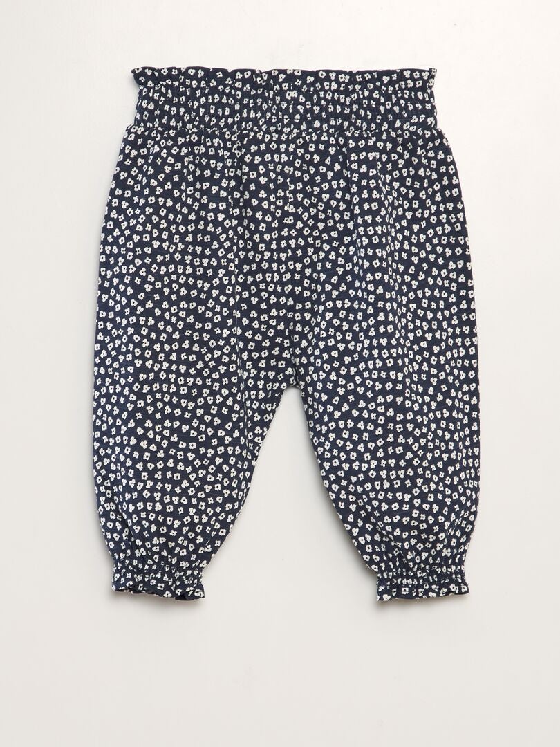 PANTALóN TIPO SAROUEL  AZUL