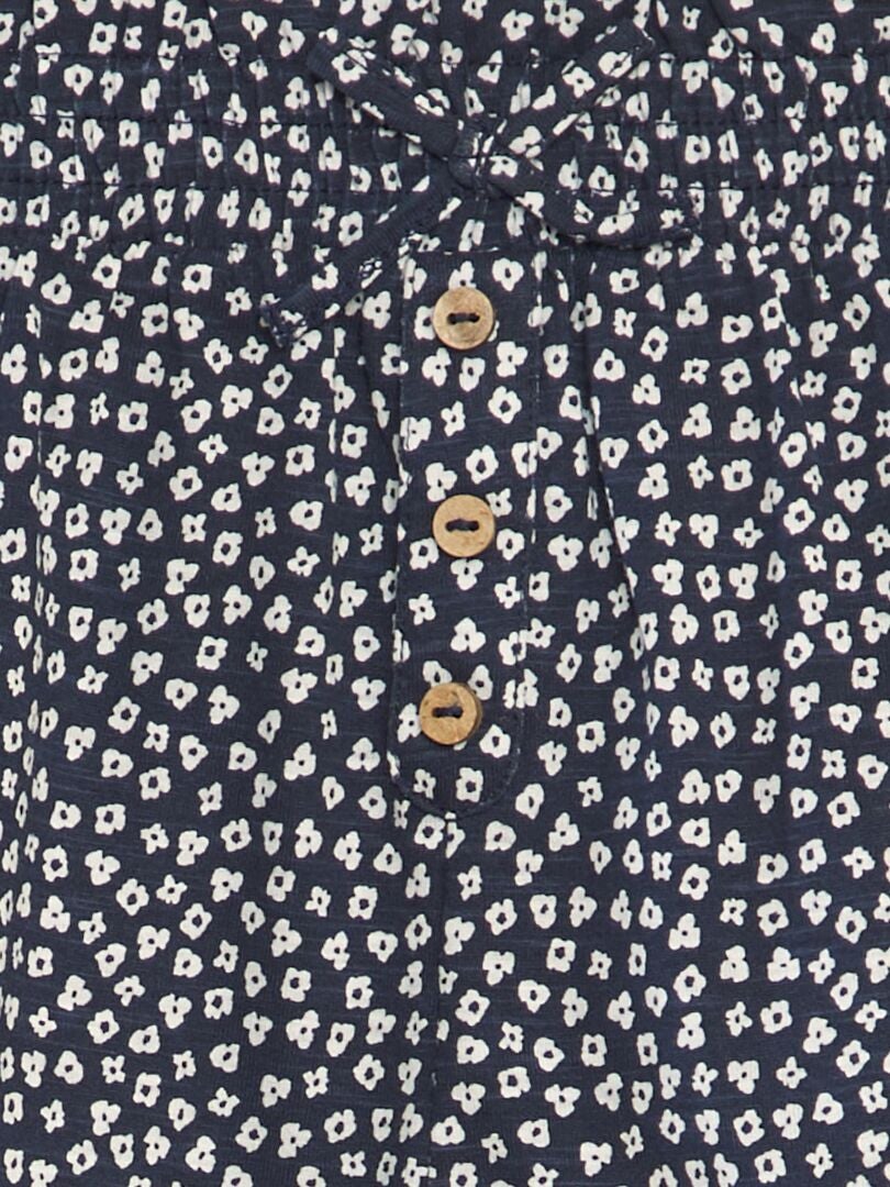 PANTALóN TIPO SAROUEL  AZUL
