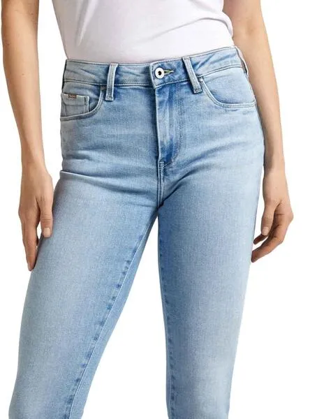 Pantalón Vaquero Pepe Jeans Skinny Azul Mujer