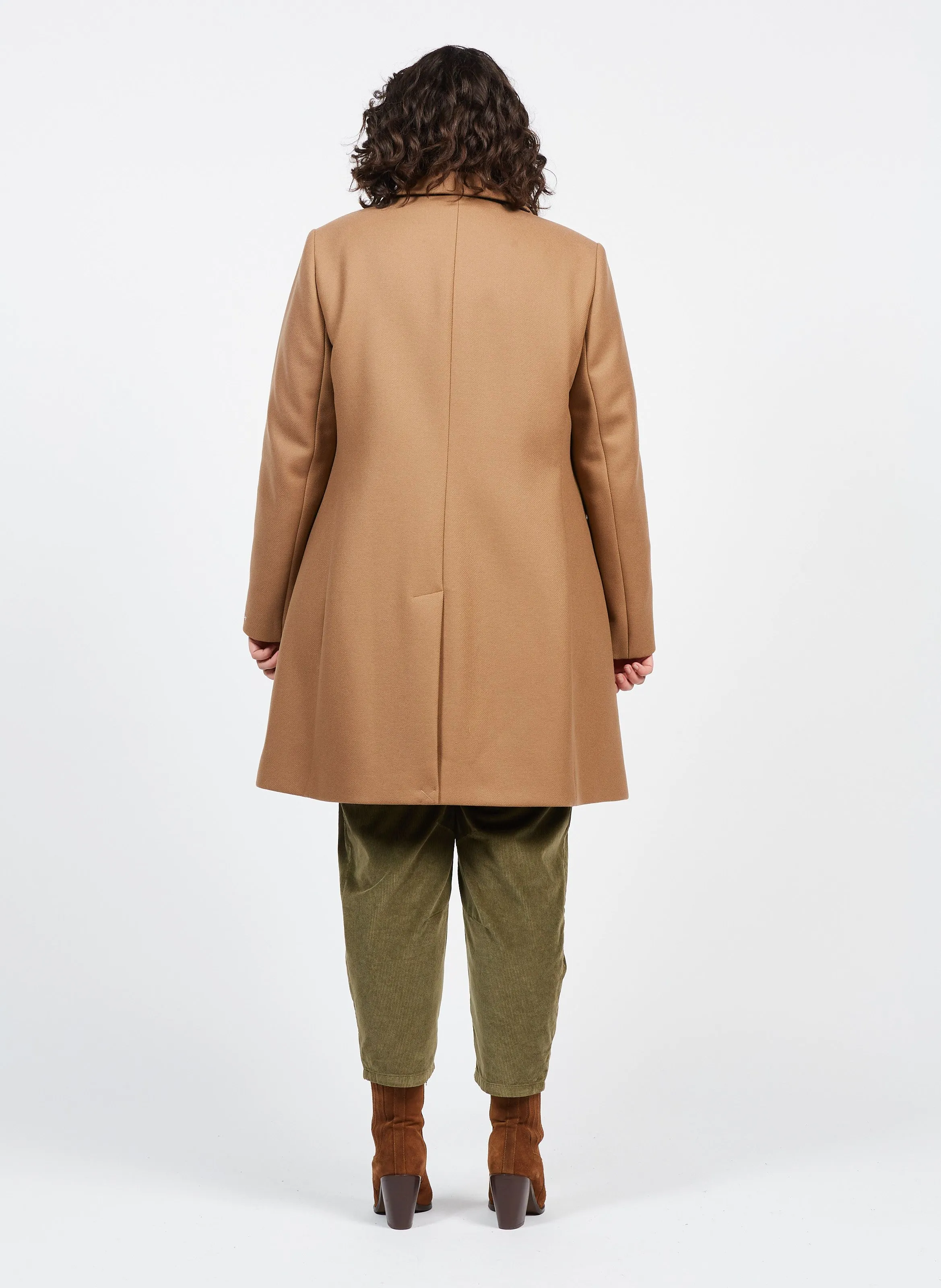RECANATI  PANTALóN DE PANA ELáSTICO EN MARRON
