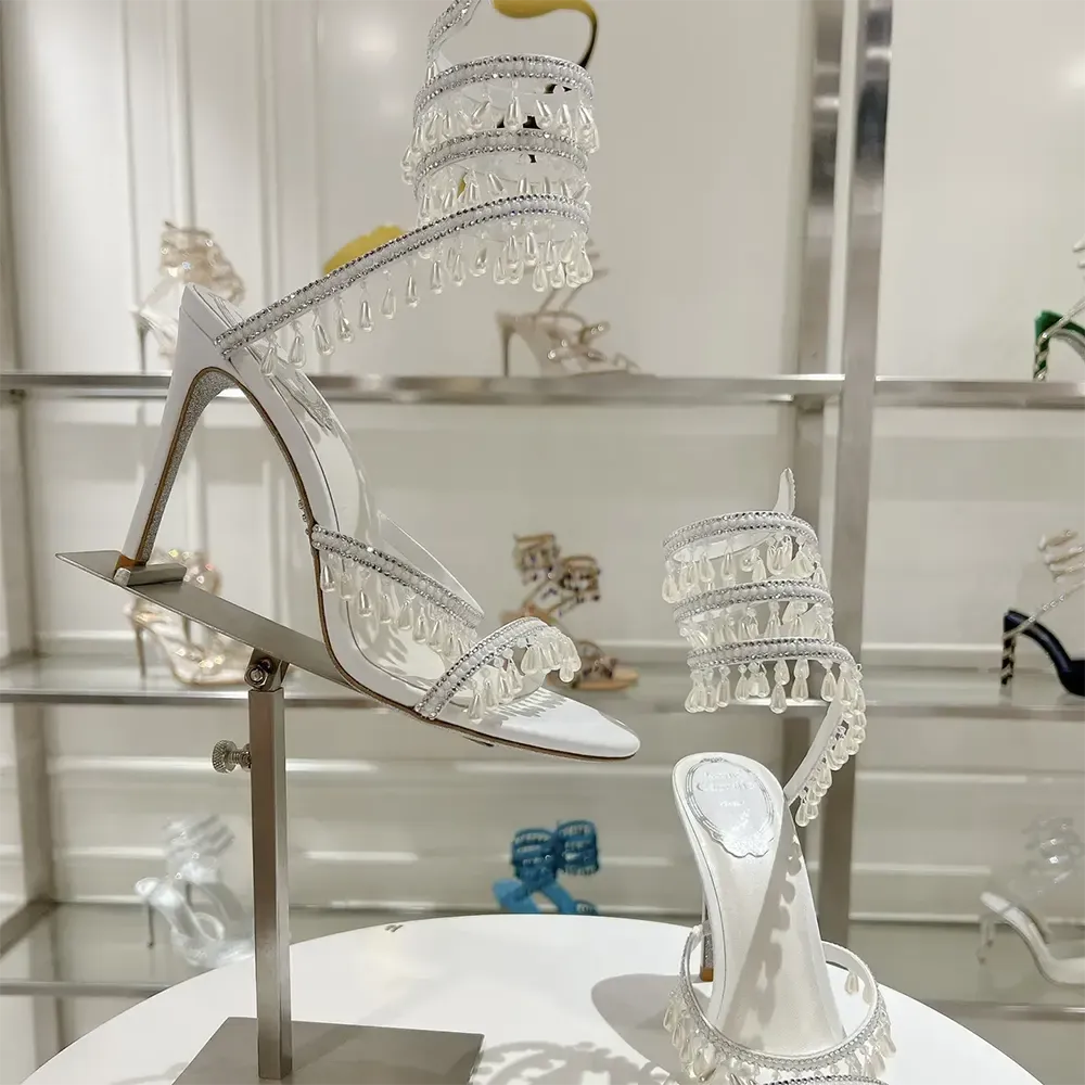 Rene Caovilla Sandalia Mujer Candelabro Marfil 105 C10182105R001CYTS